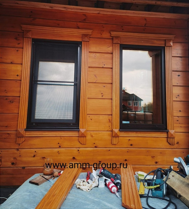 Деревянные наличники на окна и двери1